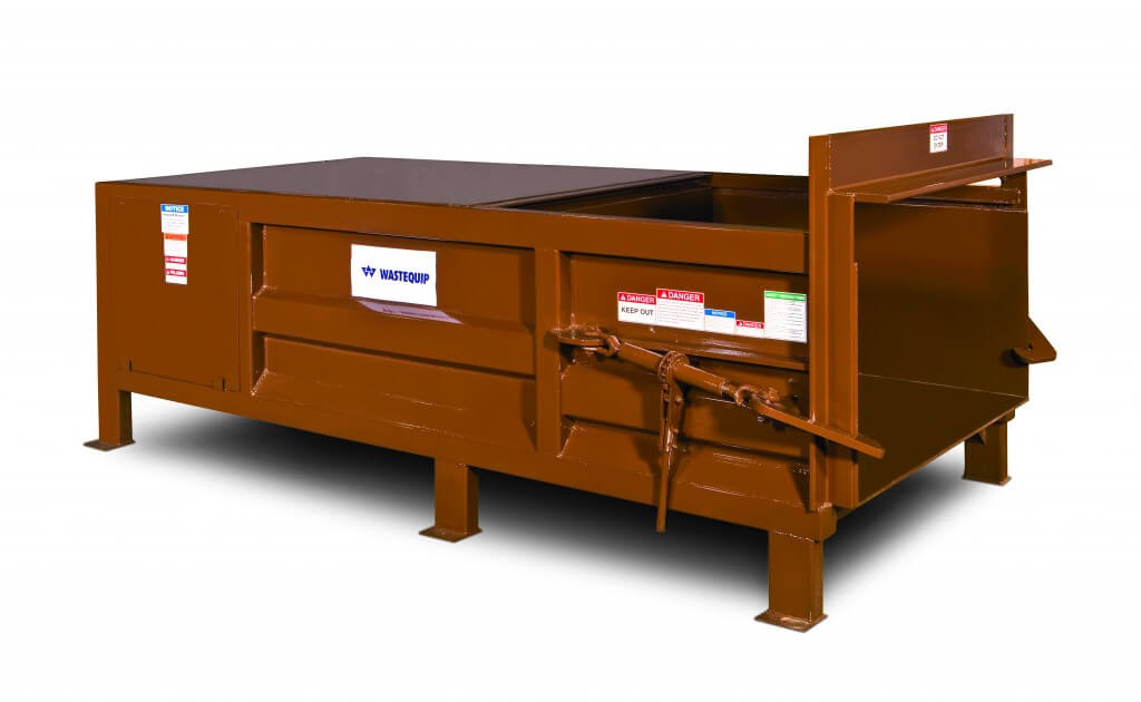 345HD stationary_Compactor_Brown